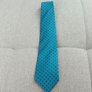 Christian Dior blue silk tie